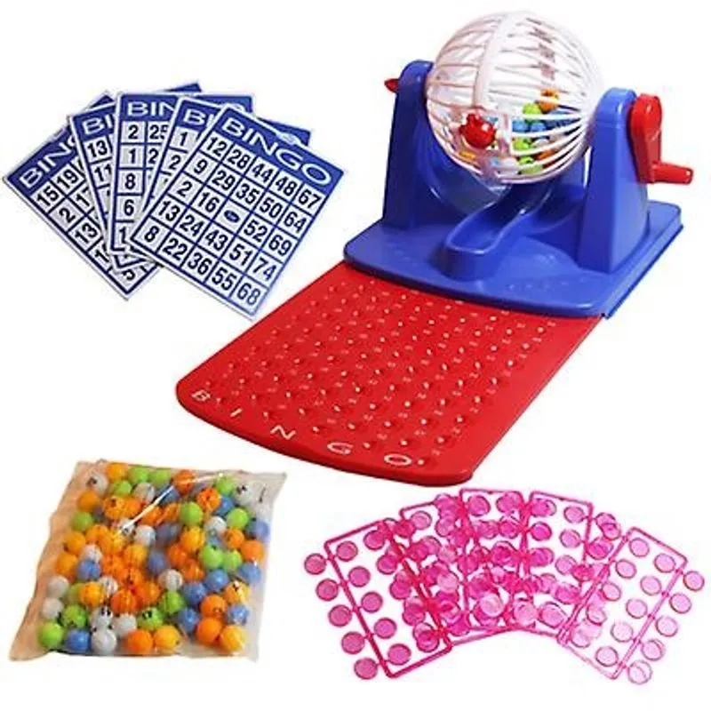 Máquina de loteria Bingo Tumbler Lotto 75 bolas numeradas 4