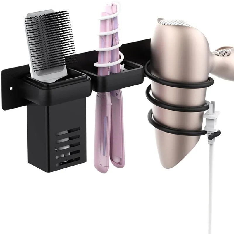 Porta-copos Do Tipo Barra Horizontal, Suporte Para Secador De Cabelo, Banheiro
