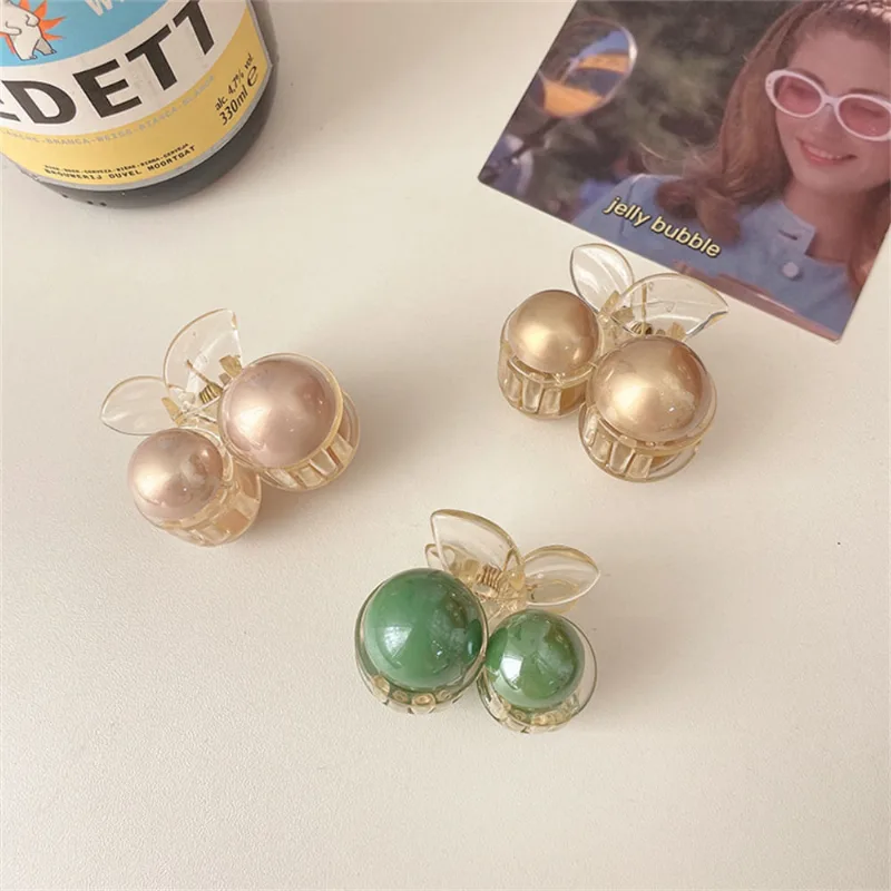 3pcs Acetic Acid Plate Hair Clip, Retro Girl Lovely Senior