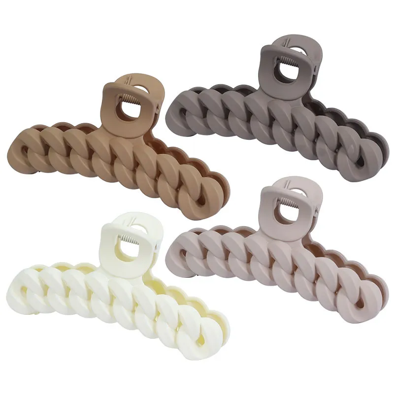 4pcs Clipes De Cabelo Metálico, Elegante, Discreto, Simples E