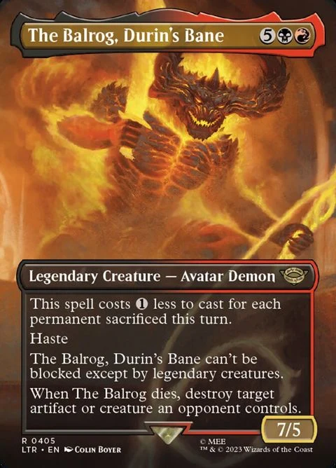 The Balrog, Durin's Bane (405) Foil / Near Mint