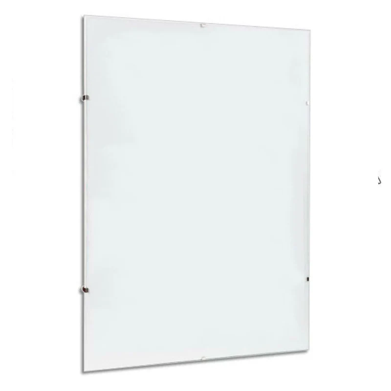 Cornice a giorno espositore porta foto e documenti da parete con lastra in Crilex e supporto in MDF 13 x 18 cm