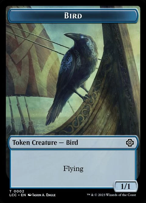 Bird // Merfolk (2/3) Non-Foil / Near Mint
