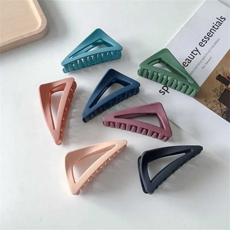 7pcs Acético Ácido Folha Grampo De Cabelo, Simples Geometrical