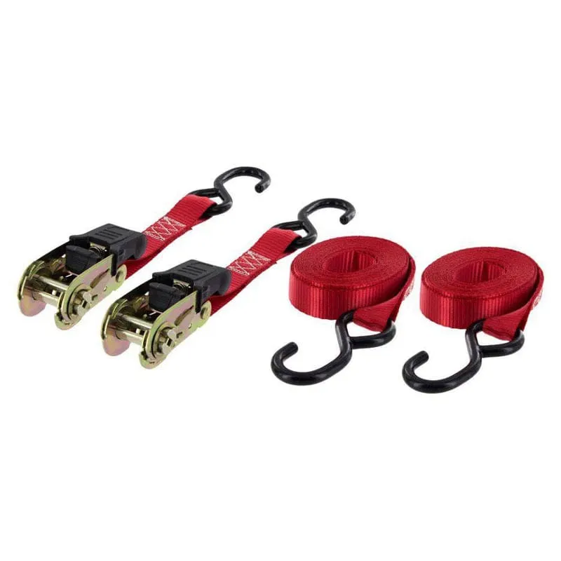 Kit 2 Fitas Cintas Com Catraca Para Carga Tensao 680Kg