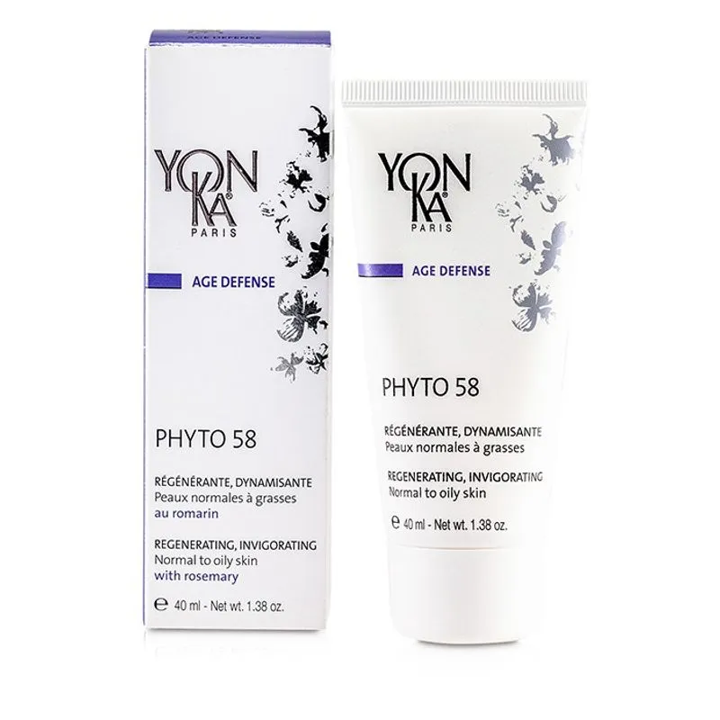 Creme De Noite Yonka Age Defense Phyto 58 Com Extratos De Alecrim