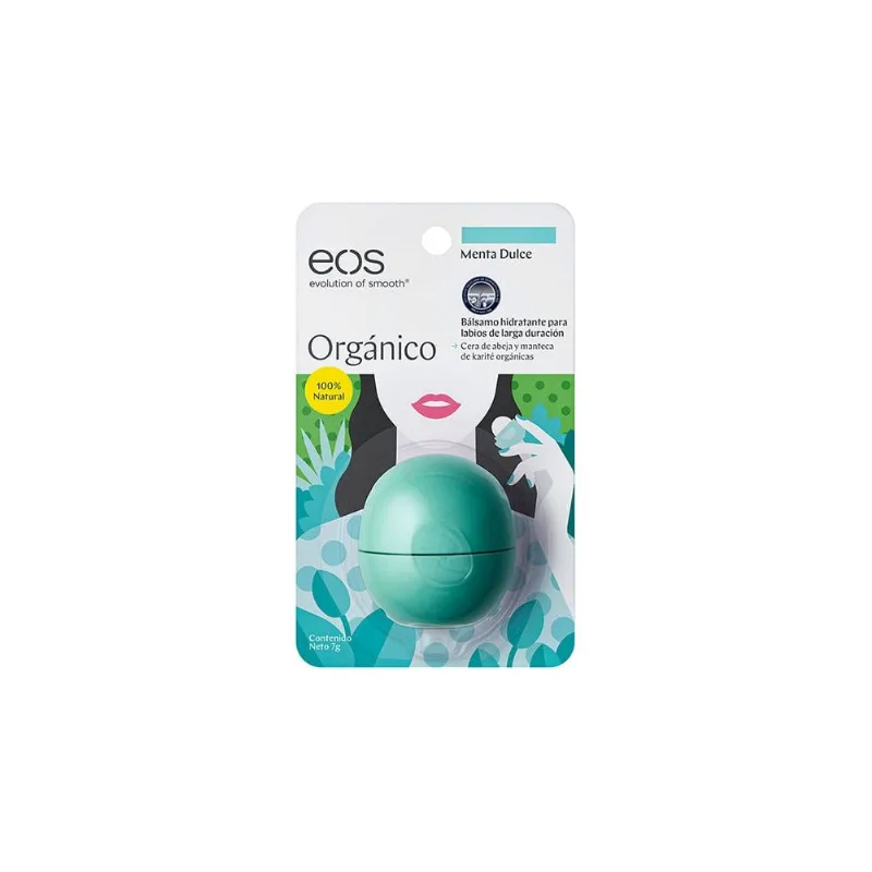 Bálsamo Labial Eos Menta Dulce Empaque con 7 G