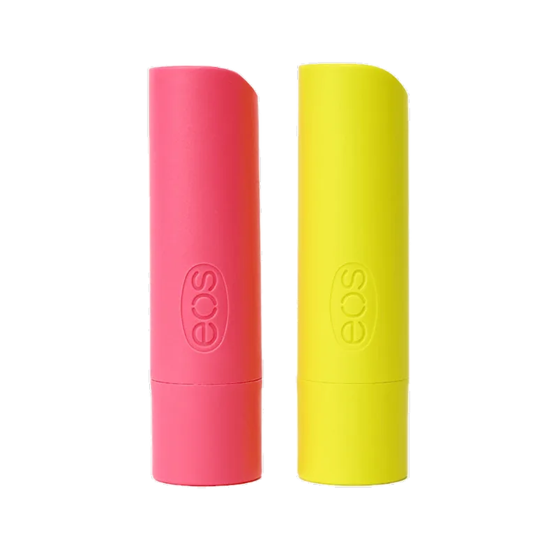 Kit EOS Lip Balm Stick - Pineapple Passionfruit 4g + Strawberry Peach 4g