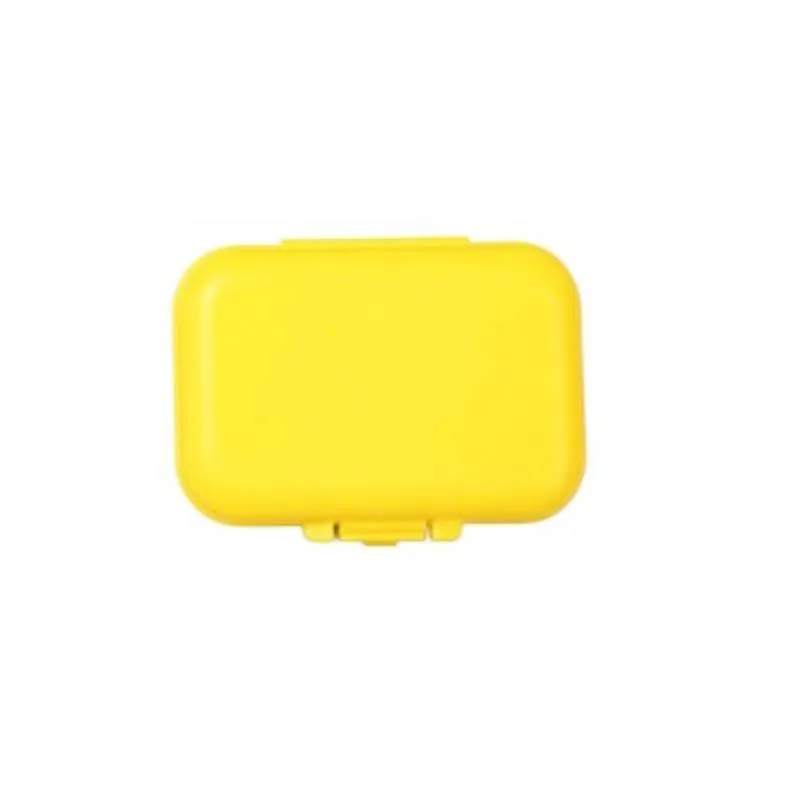 10pcs Portátil 6 Compartimentos Mini Caixa De Remédios, Cor