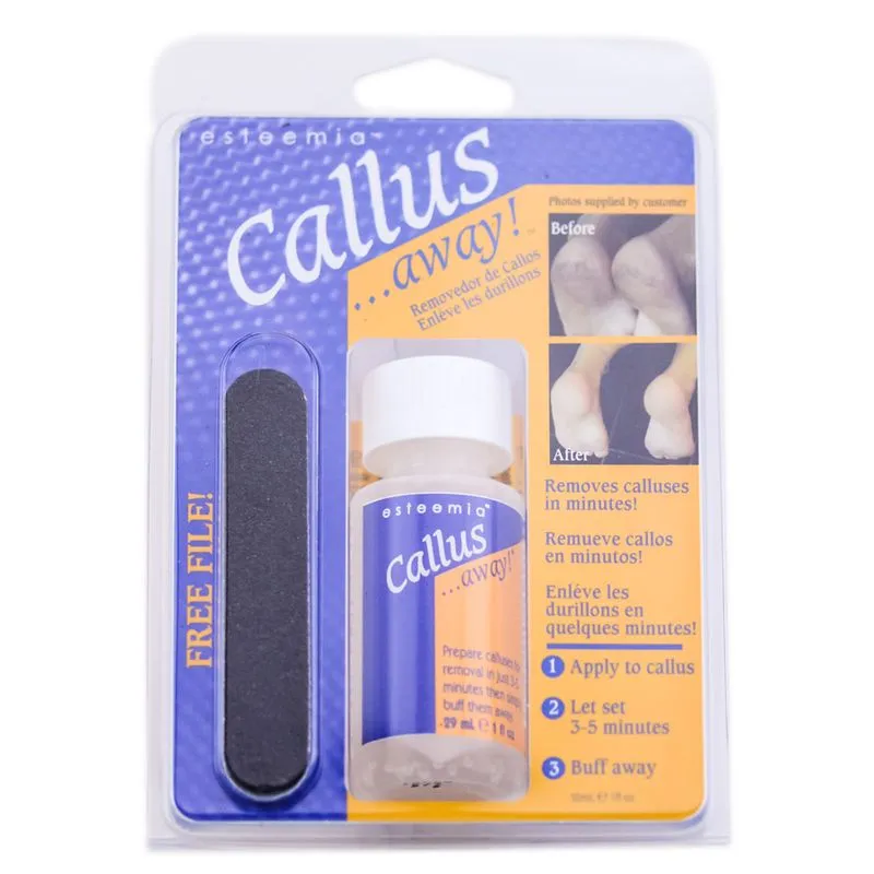 Removedor De Calos Esteemia Callus Away Para Pés E Mãos