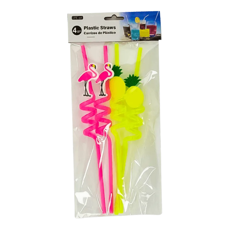 Set Carrizos de Colores 4 Piezas