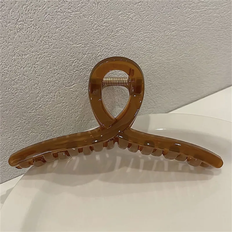 Clipe De Cabelo De Plástico, Adorável Estilo Coreano Sênior Retrô Simples