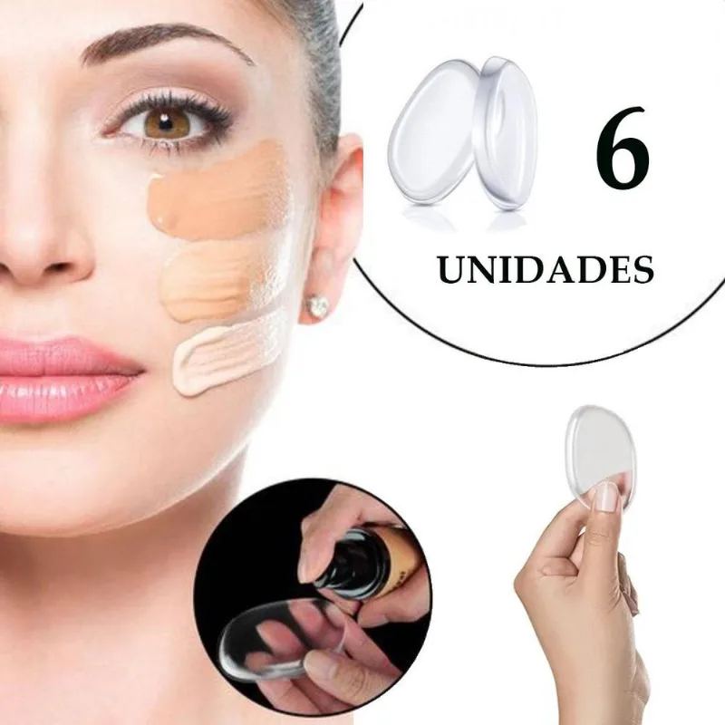 Atacado 6 un Esponja de Silicone