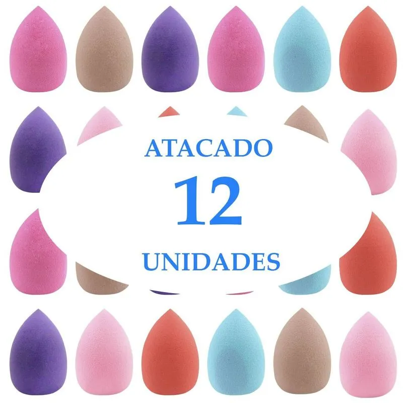 Atacado 12 Esponjas Tipo Gota