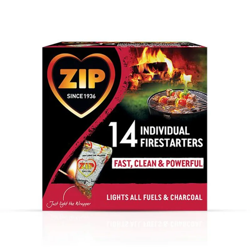 Zip 14-Pack Wrapped Petroleum Firestarter
