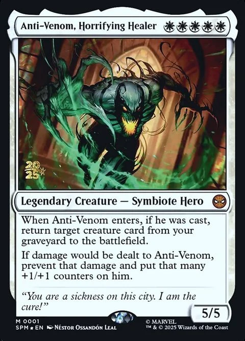 Anti-Venom, Horrifying Healer (1s) - Date Stamped Foil / Near Mint