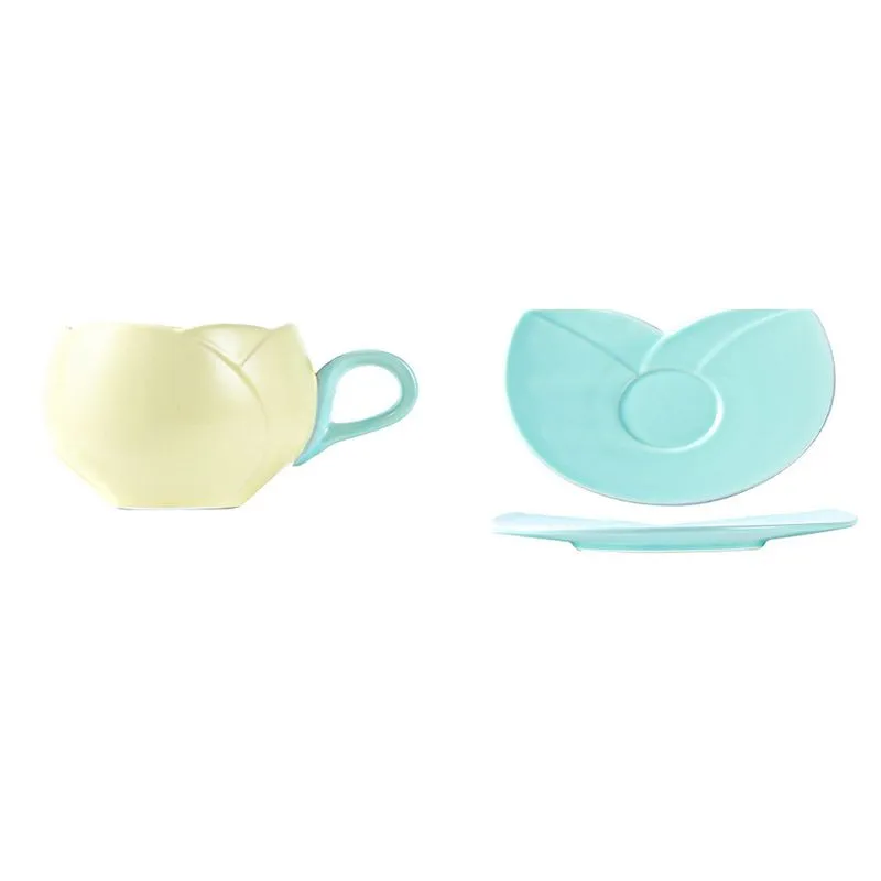 Tulip Girl Breakfast Milk Cup, Creative Flower Milk Tea