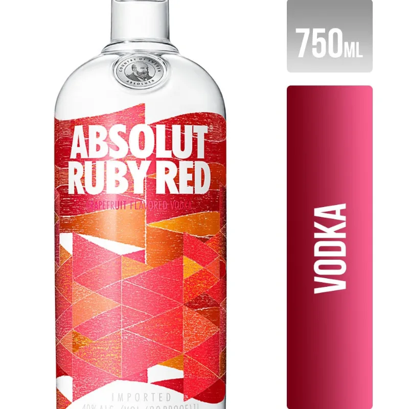 Vodka Absolut Ruby Red 750 Ml