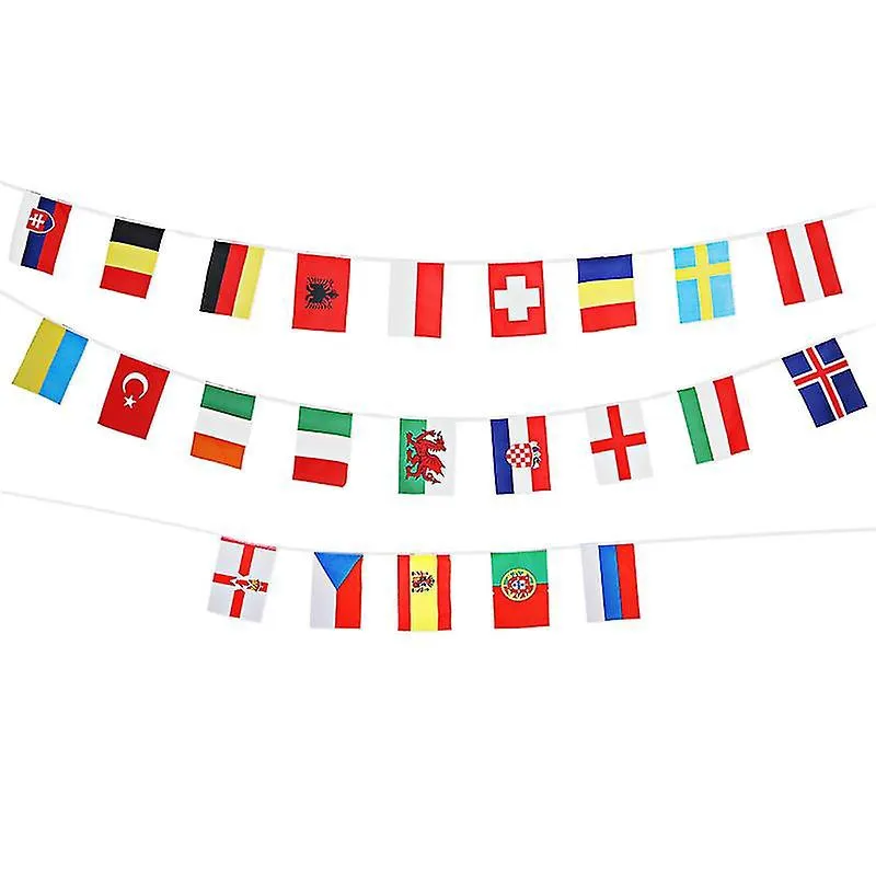 Tinksky 24 países bandeiras bandeiras de bandeira europeia campeonato nacional bandeira de bandeira nacional para decoração de festa de bares do clube
