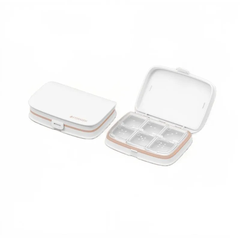 Caixa De Comprimidos Portáteis 2pcs, Caixa De Comprimidos Pequenas, Mini Embalagem Fofa,