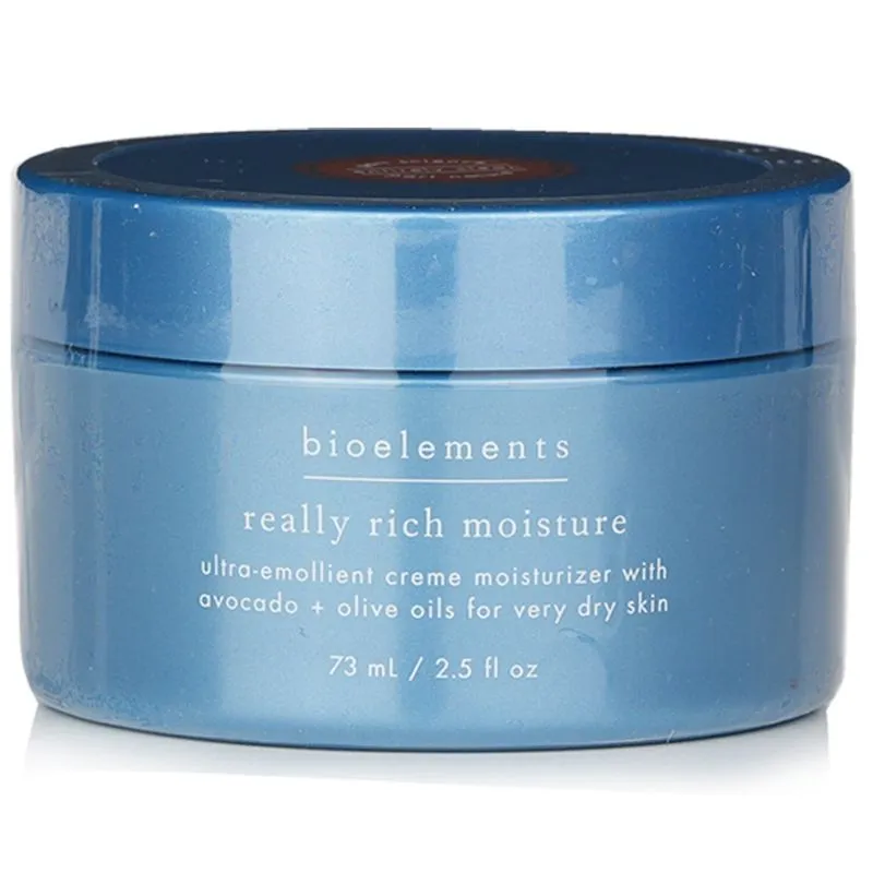 Creme Facial Bioelements Really Rich Moisture 73 Ml Para Pele Muito Seca