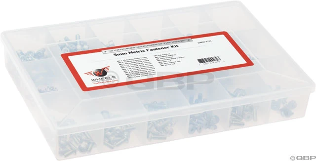 Wheels Manufacturing Fastener Kits 5mm Kit -475 Pieces 18 Different Parts Three Bolt Styles in Lengths 8 to 30mm