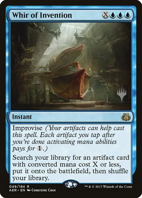 Whir of Invention (49p) - Planeswalker Stamped Foil / Near Mint