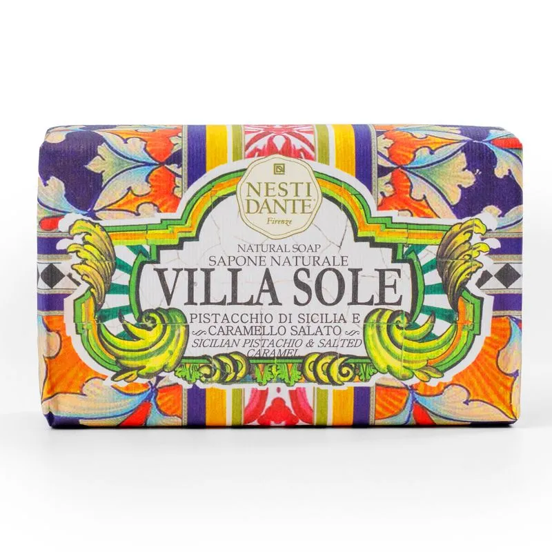 Sabonete NESTI DANTE Villa Sole Pistacchio Di Sicilia e Caramello Salato 250g