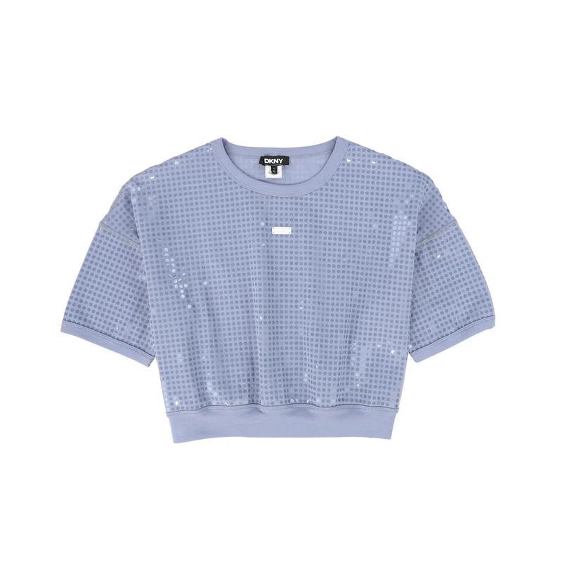 DKNY BLUE METALLIC CIRCLE SWEATSHIRT [FINAL SALE] 14