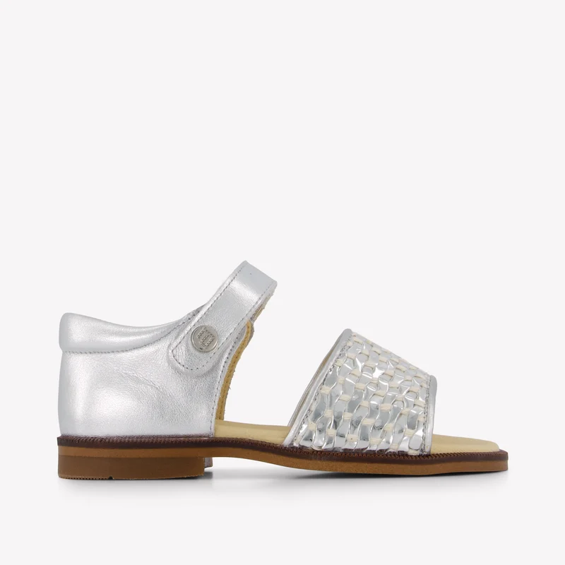 Andanines Kinder Meisjes Sandalen In Zilver 24