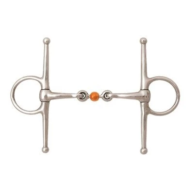 Korsteel Copper Ball Lnk Full Chk Snaffle Stainless Steel / 5