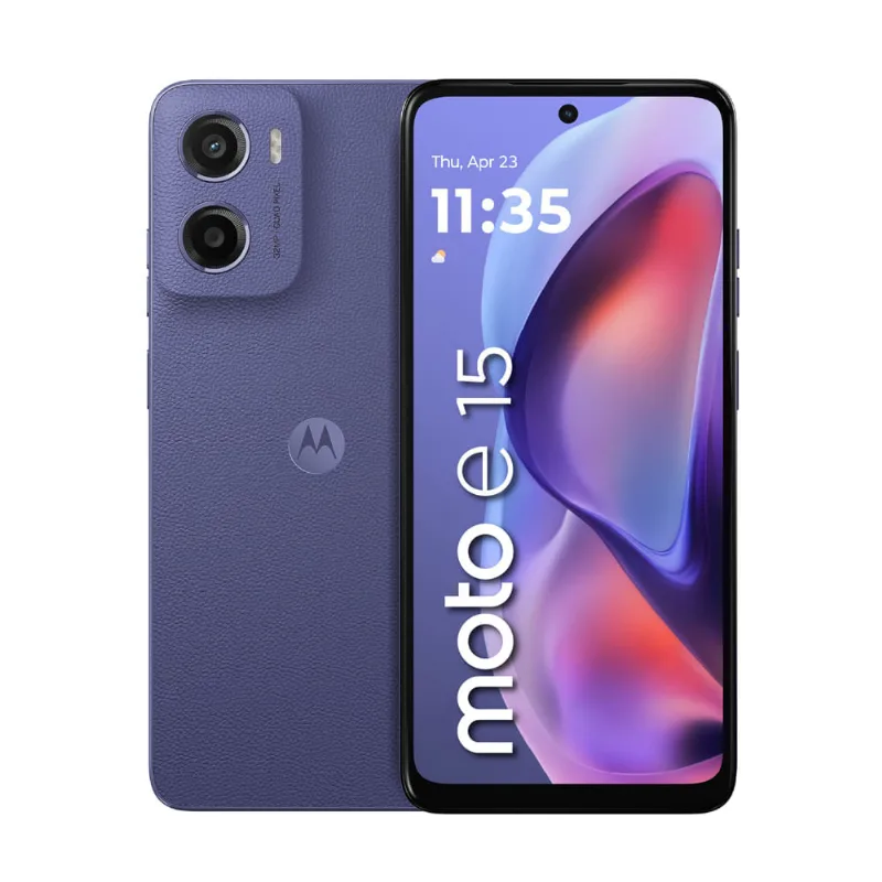 Celular Motorola E15 6,67" 4Gb Ram 64Gb Morado