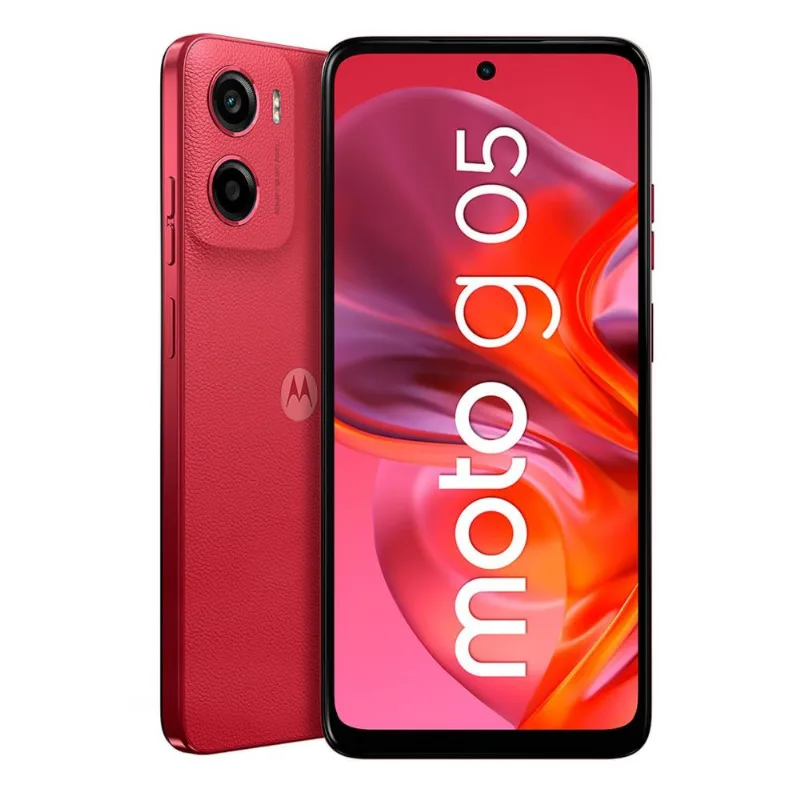Celular 4G Motorola G05 128GB 4GB Rojo