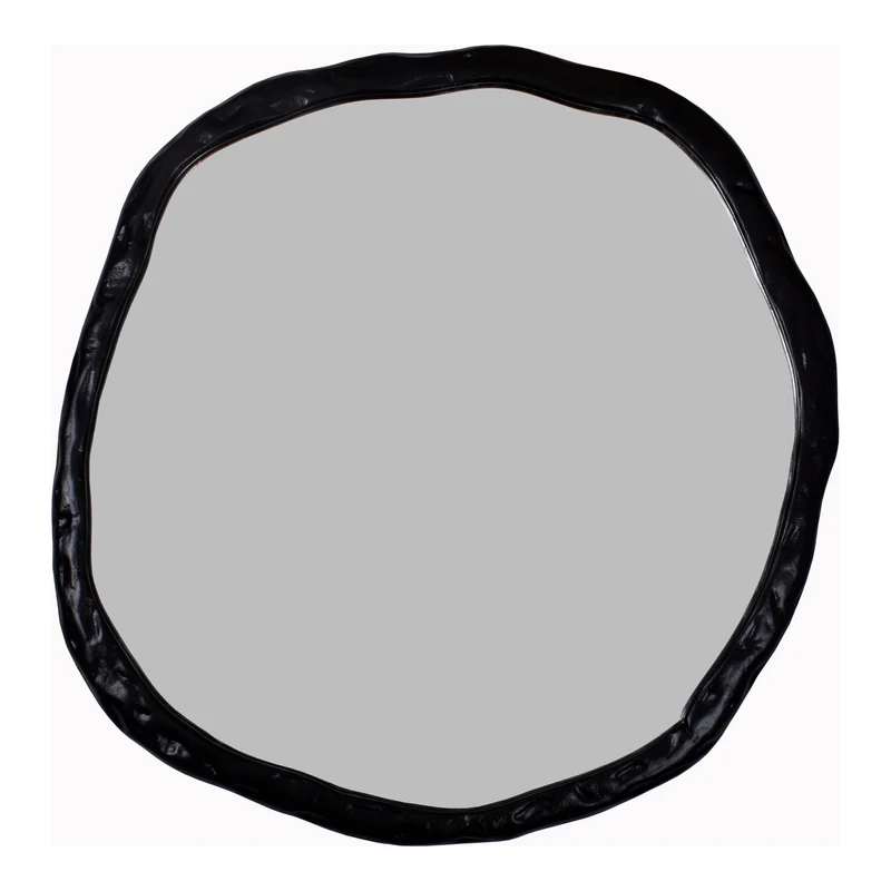 Moe's Home Collection - Foundry Mirror Large Black - FI-1098-02 Black / 30" X 16" X 80"