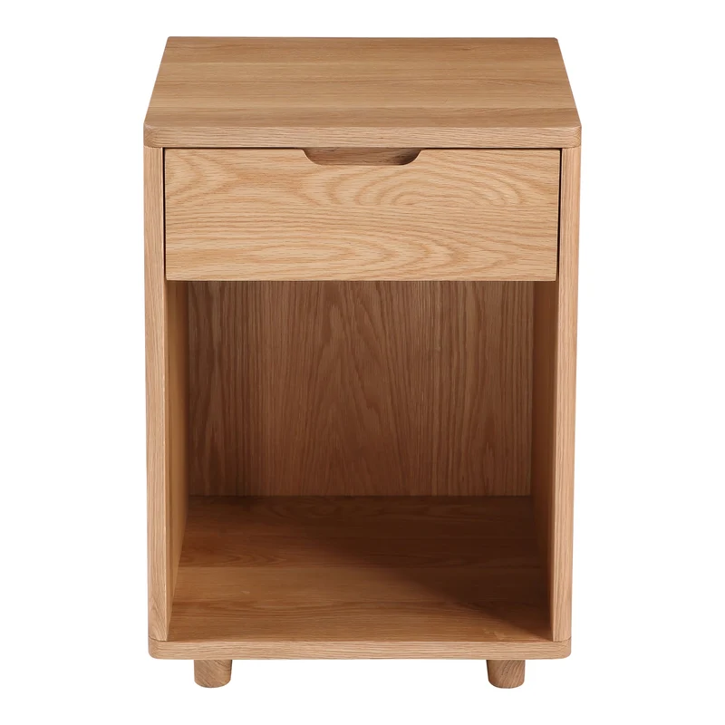 Moe's Home Collection - Osamu Oak Nightstand - BC-1104-24 Natural / 12" X 12" X 17"