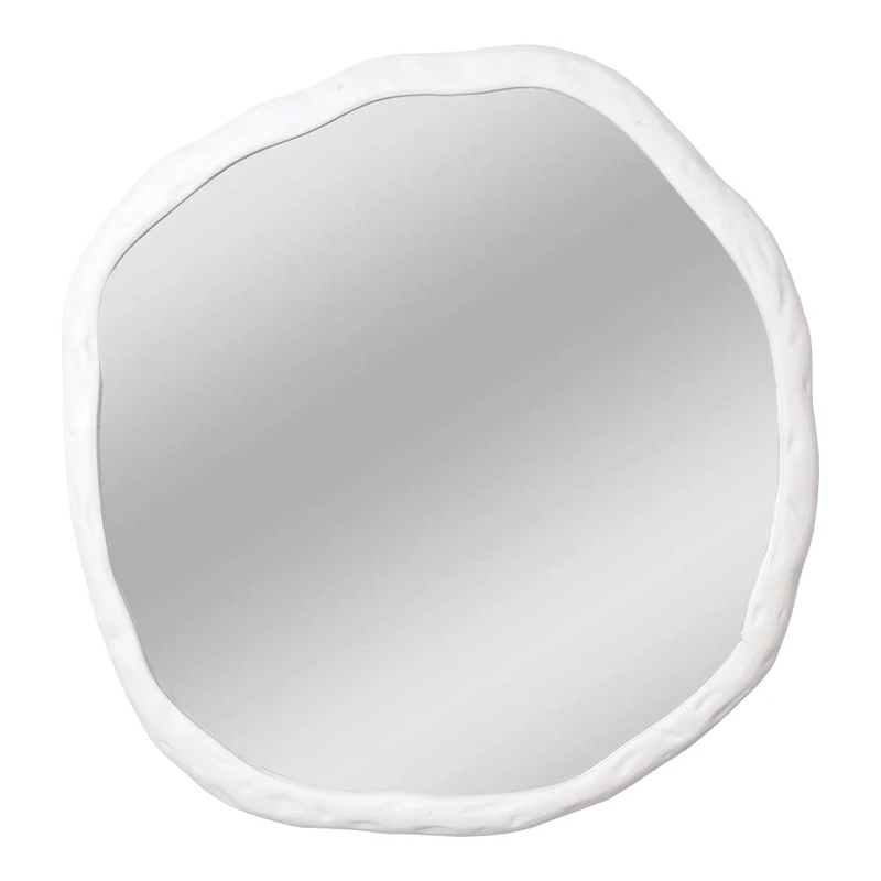 Moe's Home Collection - Foundry Mirror Large White - FI-1098-18 White / 19.5" X 2" X 27.5"