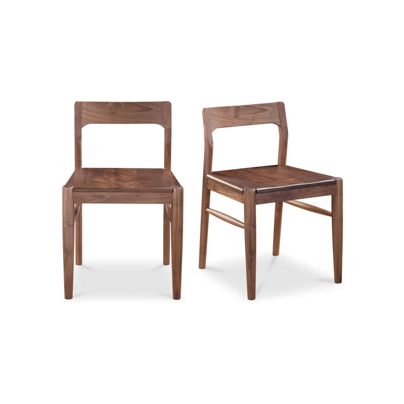 Moe's Home Collection - Owing Dining Chair Walnut-Set Of Two - BC-1123-03 Brown / 115.5" X 70.5" X 31.5"