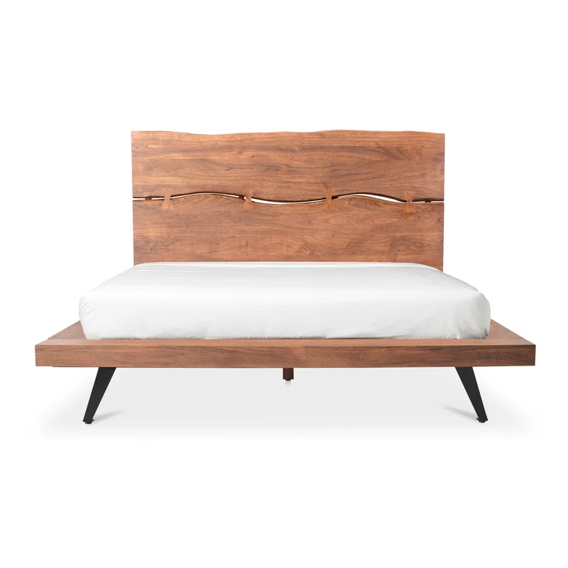 Moe's Home Collection - Madagascar Platform Bed King - UH-1007-03-0 Brown / King