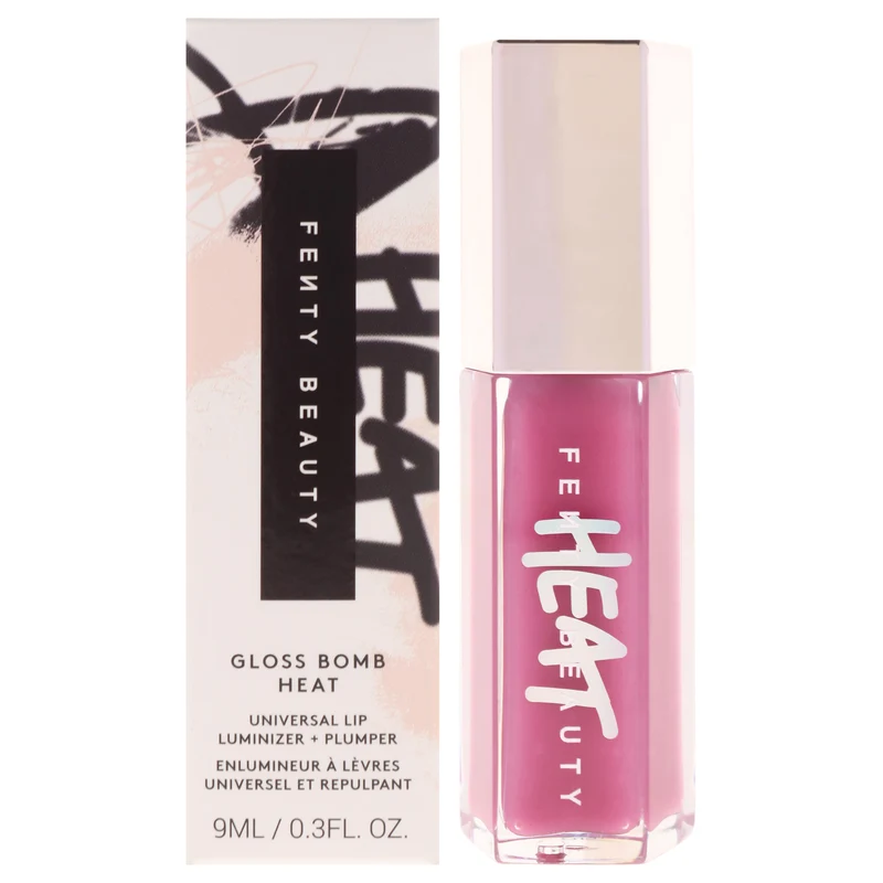 Fenty Beauty Gloss Bomb Heat Universal Lip Luminizer Plus Plumper - 06 Lavender Savage by Fenty Beauty for Women - 0.3 oz Lip Gloss 0.3 oz
