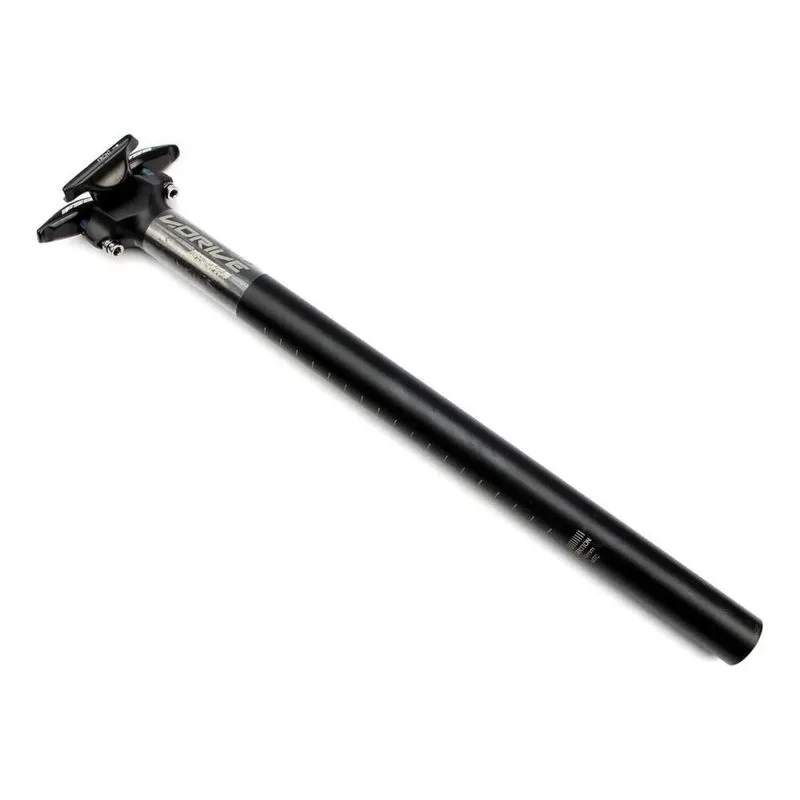 Canote V-Drive 27,2x400mm Micro Ajuste Preto Alumínio