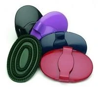 Equi-Essentials Large Rubber Curry Comb Amethyst