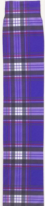 Ovation Ladies Zocks Boot Socks 9-11 Midnite Lace Purple Plaid / Ladies 9-11