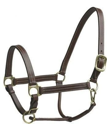 Camelot Triple Stitch Halter Brown / Pony