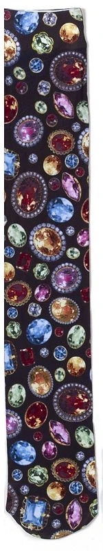 Ovation Ladies Zocks Boot Socks 9-11 Midnite Lace 1935 Bedazzled Black / Ladies 9-11