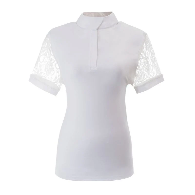 Ovation Elegance Lace Show Shirt White / Small