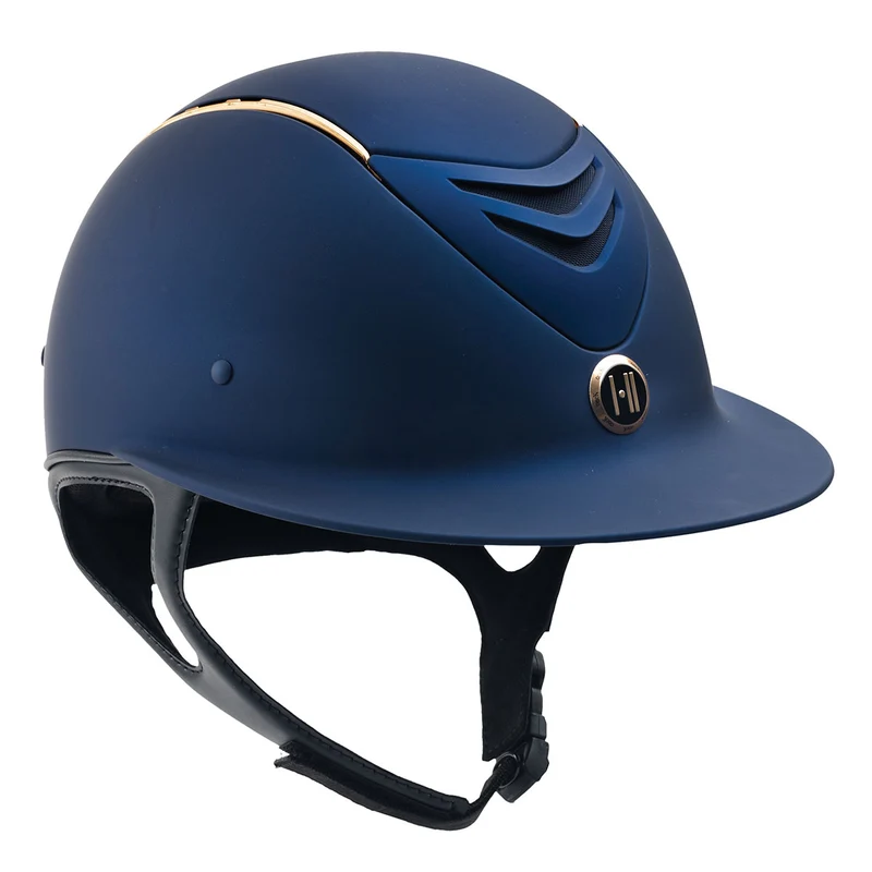 One K™ MIPS® CCS Avance Wide Brim Helmet Navy Matte Rose Gold / Small Long Oval