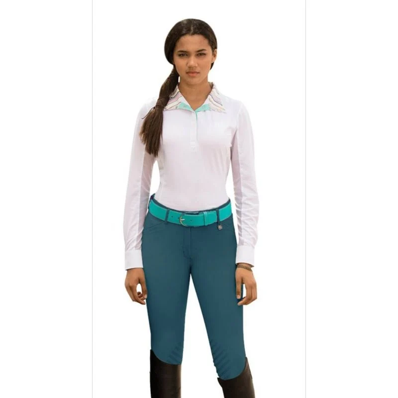 Ladies Sarafina Euro Grip KP Breeches 28 Long Wood Indigo / 26 Long