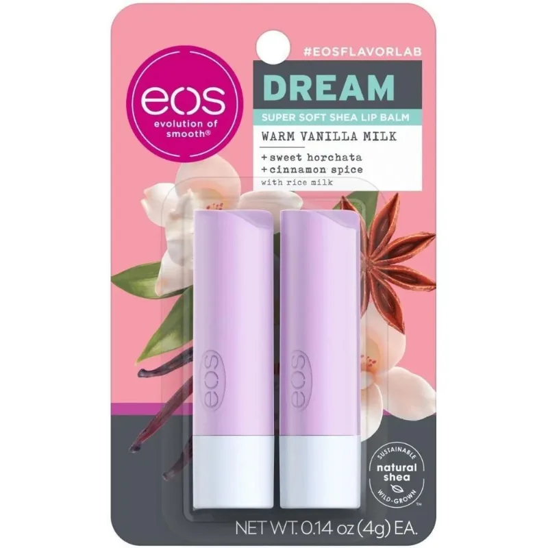 Kit Lip Balm Eos Warm Vanilla Milk