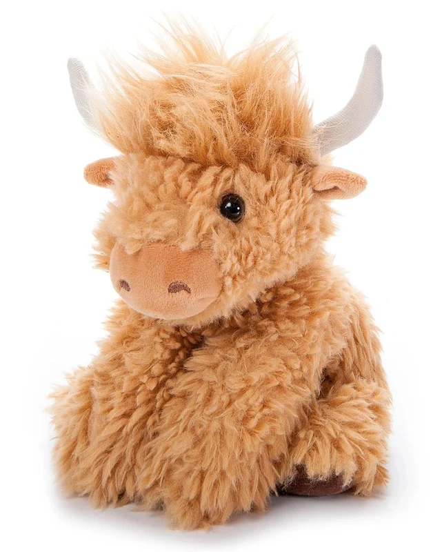 Highland Cow Plushie 9" (18Cm)- 424003 9 Inches / BLONDE
