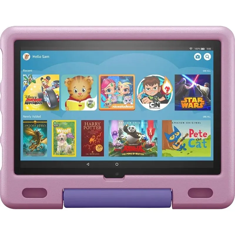 Tablet Amazon Fire HD 10 Kids 32GB Wi-Fi com Case Lavender (11ª Geração)